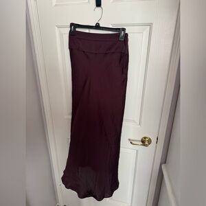 Free People Deep Purple Maxi Skirt